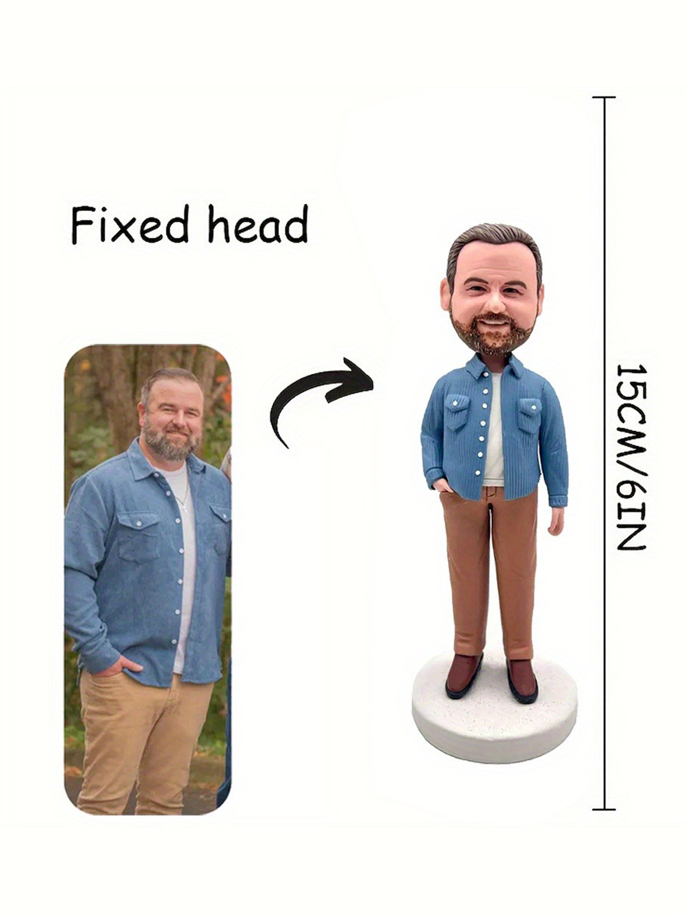 Custom Cartoon Clay Bobblehead Dolls, Wobble Dolls, Your Personalized Figurines